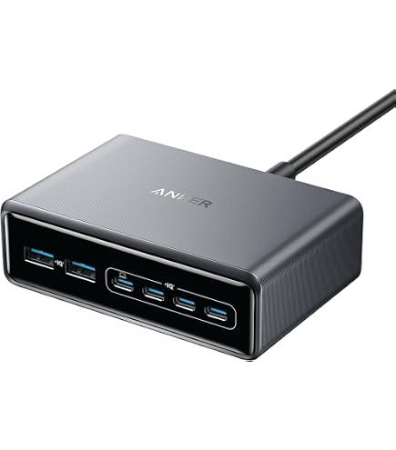 その他 Anker Prime Charger (250W, 6 Ports, GaN) Anker Prime 250W USB C Charger, Ultra-Fast 6-Port GaN Charging